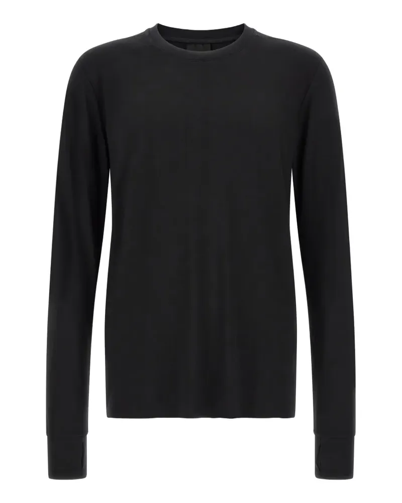THOM KROM thumb-hole-cuff cross-seam T-shirt - Schwarz Schwarz