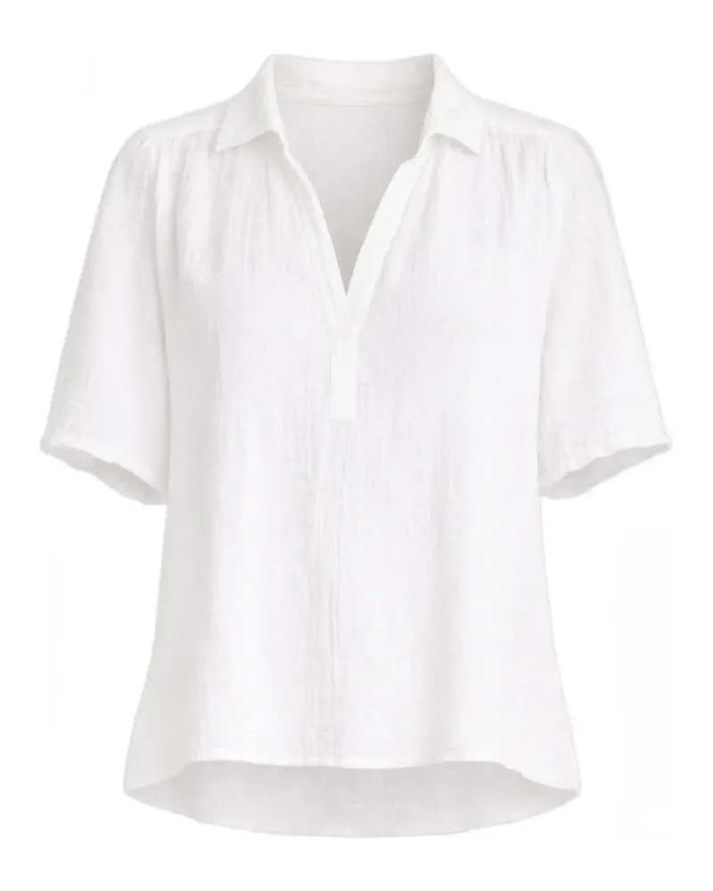 Xírena Rylee Bluse mit V-Ausschnitt - Weiß Weiß