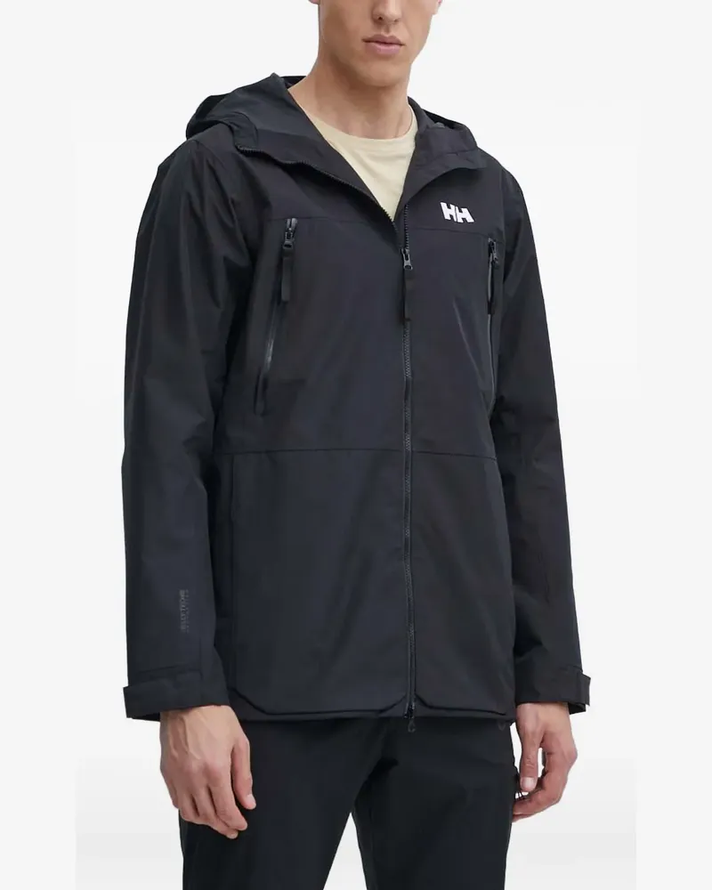 Helly Hansen zipped hooded lightweight jacket - Schwarz Schwarz