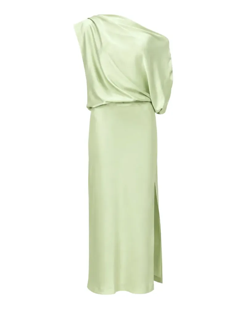 Hanita Kleid aus Satin - Grün Grün