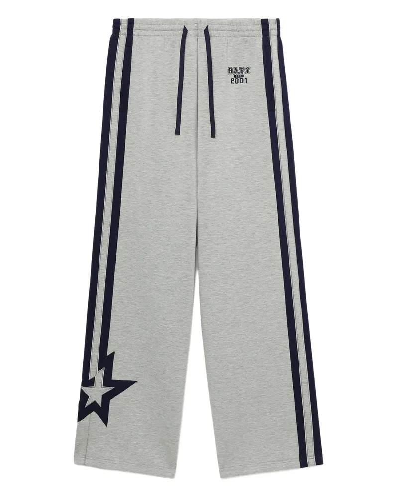 BAPE Hose mit Streifen - Grau Grau