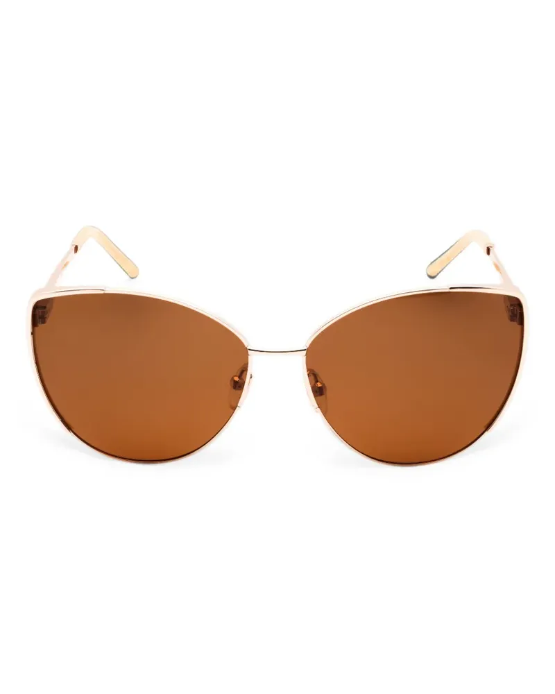 Escada cat-eye frame sunglasses - Gold Gold