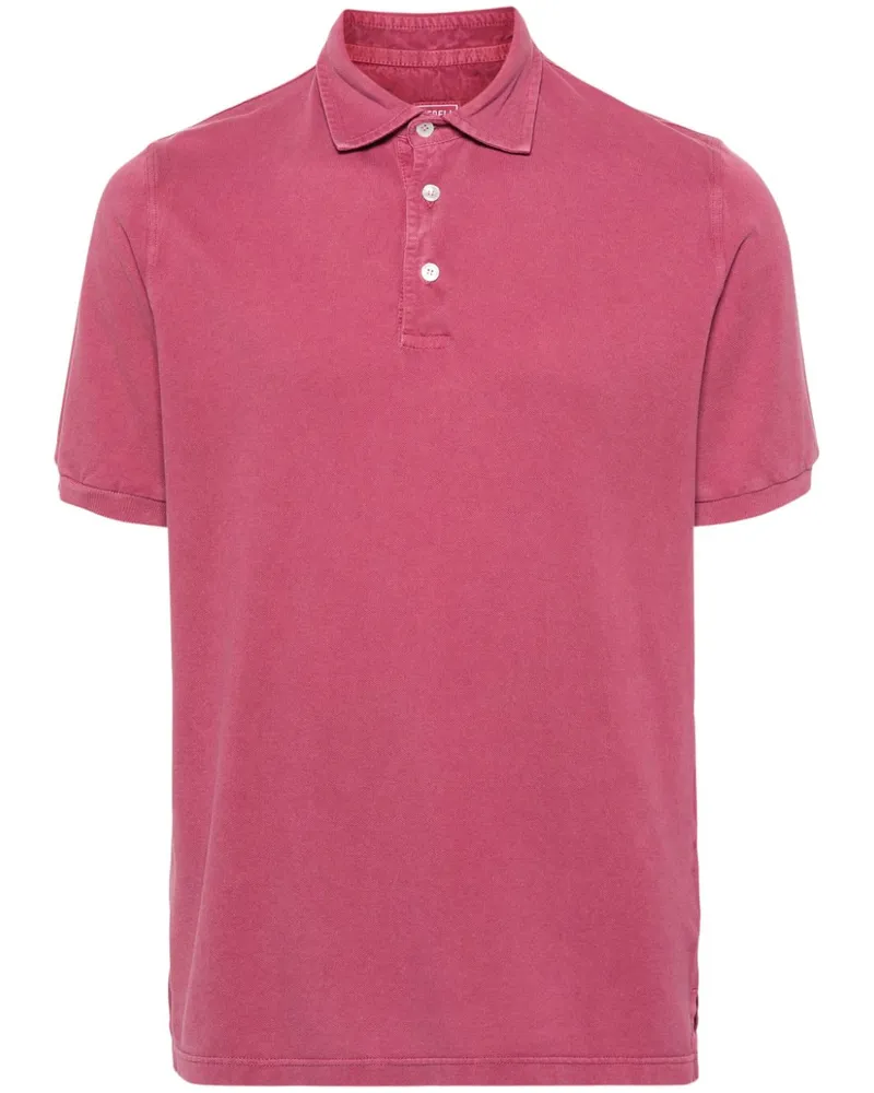 Fedeli North Poloshirt aus Baumwolle Rosa