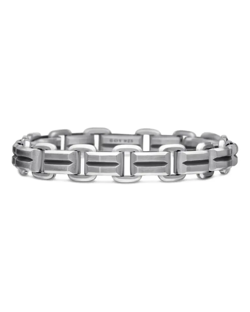 David Yurman Deco Beveled Sterlingsilber-Armband 7,5mm Silber