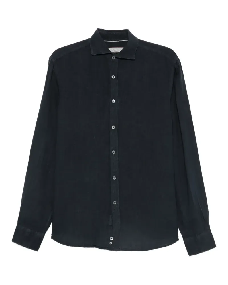 Canali long-sleeve shirt - Blau Blau
