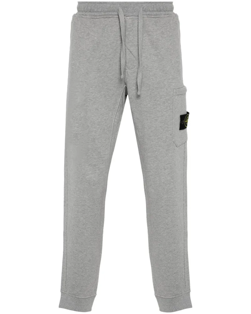 Stone Island Tapered-Hose mit Kompass-Patch - Grau Grau