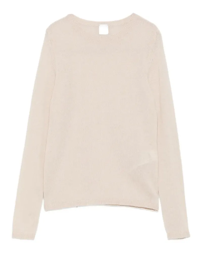 Eleventy crew-neck cashmere sweater - Nude Nude