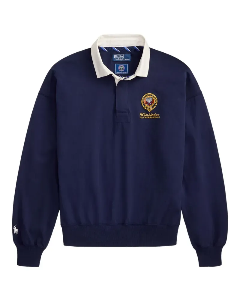 Ralph Lauren Wimbledon Poloshirt mit Logo-Stickerei - Blau Blau