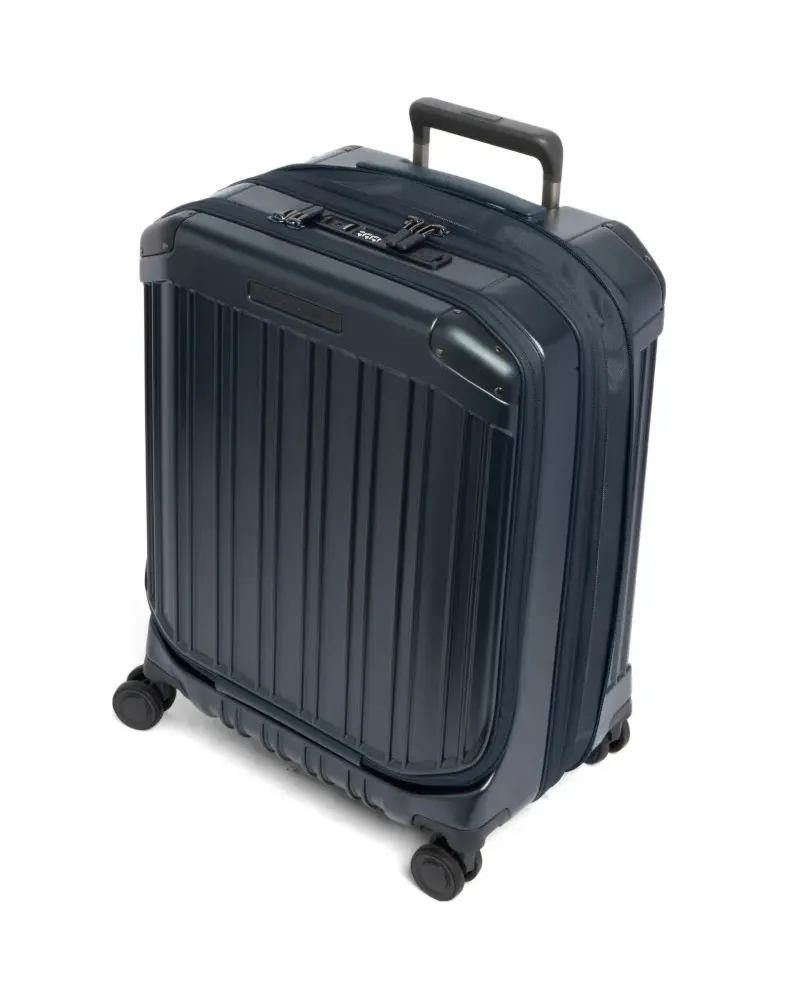 Piquadro dual-opening cabin luggage - Blau Blau
