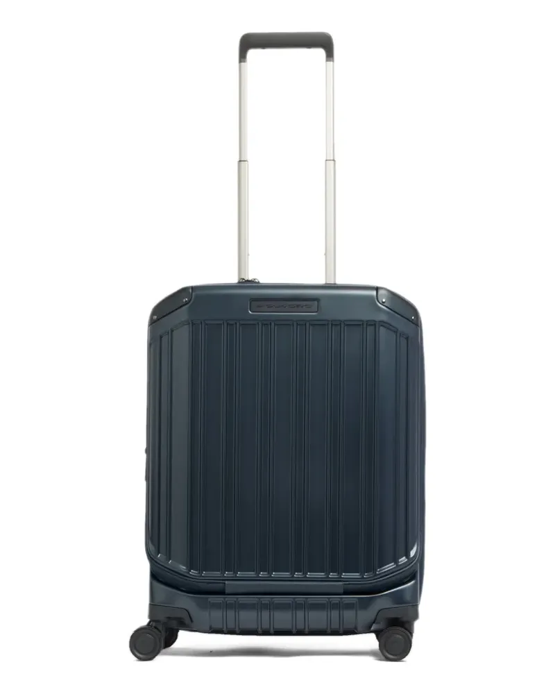 Piquadro dual-opening cabin luggage - Blau Blau