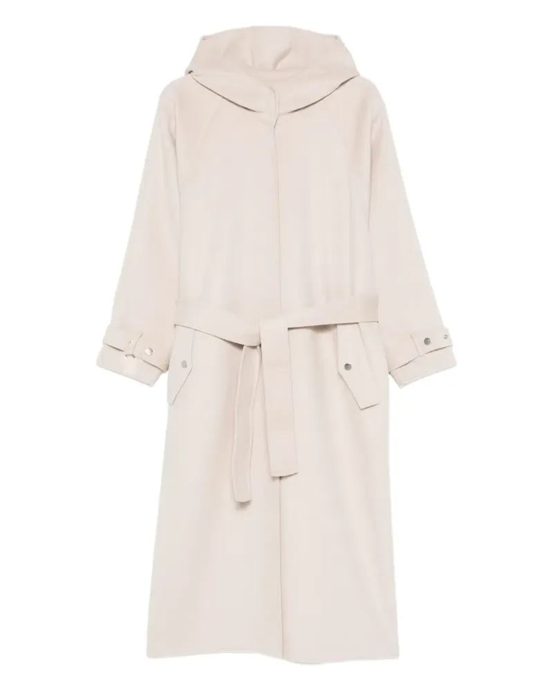 Pinko hooded belted coat - Grau Grau