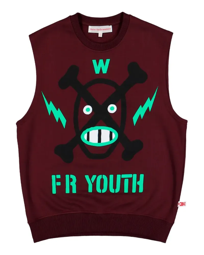 Walter van Beirendonck Youth Pullover mit grafischem Print - Rot Rot