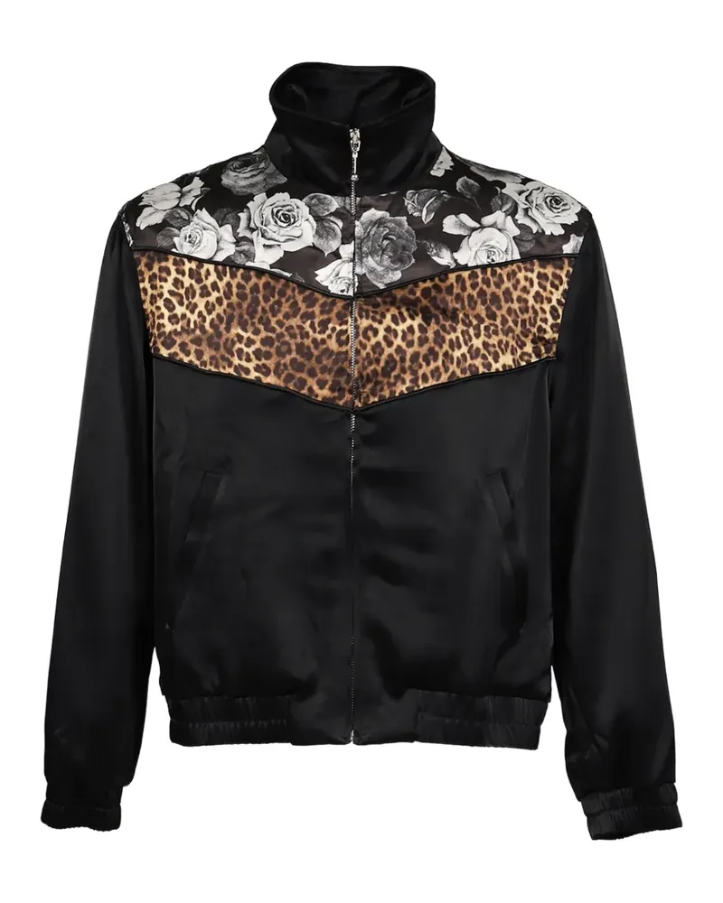 Ernest W. Baker Cheetah Rose Sportjacke - Schwarz Schwarz