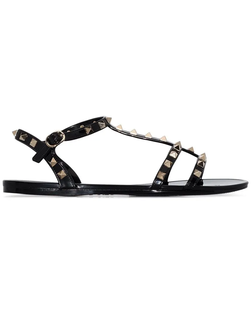 Valentino Garavani Rockstud Sandalen - Schwarz Schwarz