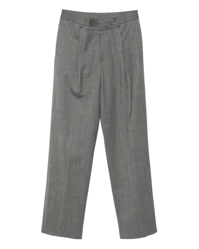 LARDINI Hose mit Falten - Grau Grau