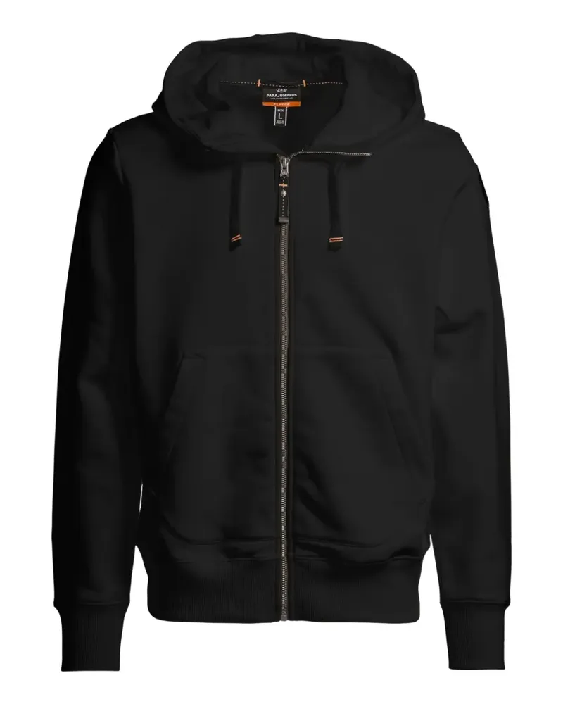 Parajumpers Charlie Easy logo-patch zip-up hoodie - Schwarz Schwarz