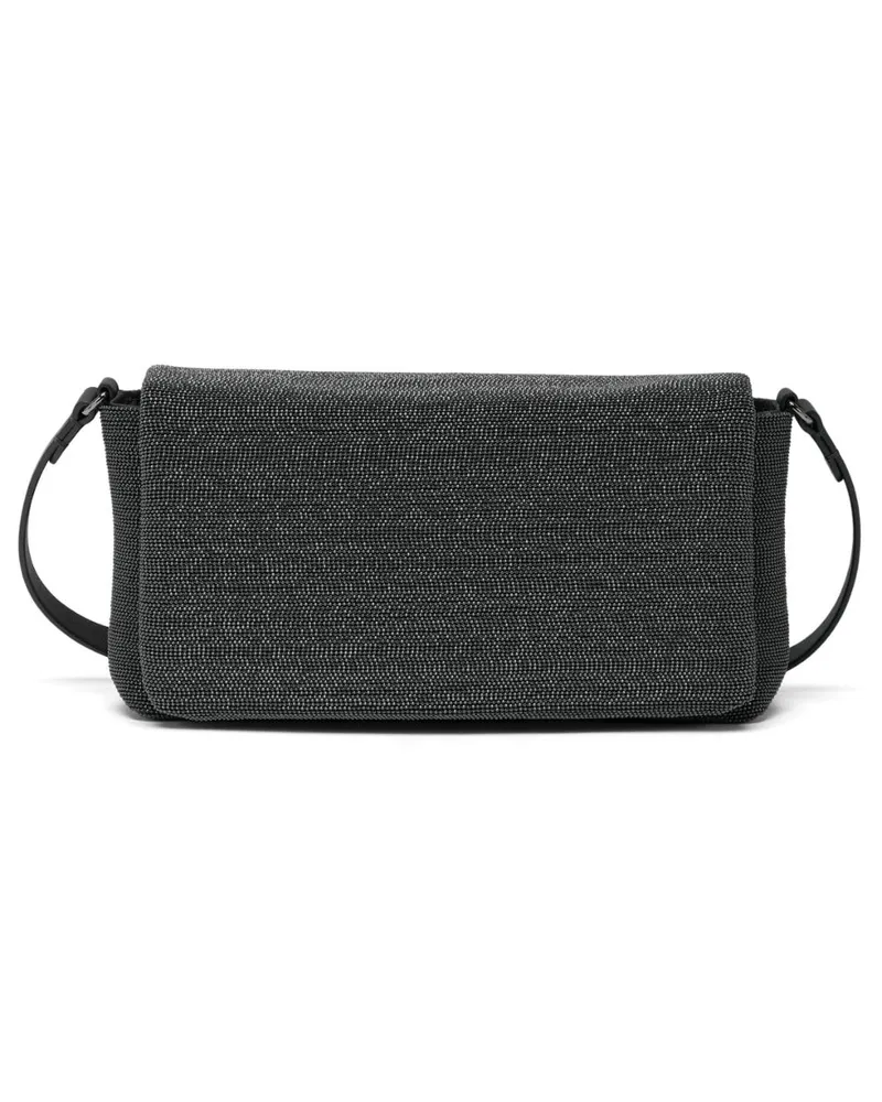 Brunello Cucinelli Glänzende Tasche - Schwarz Schwarz