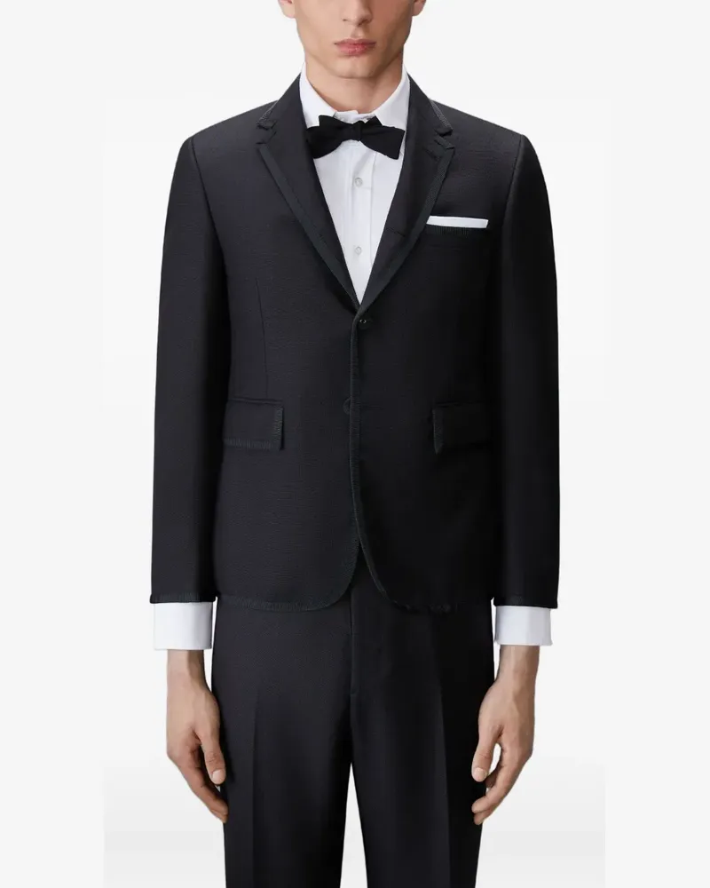 Thom Browne Einreihiger Anzug - Schwarz Schwarz