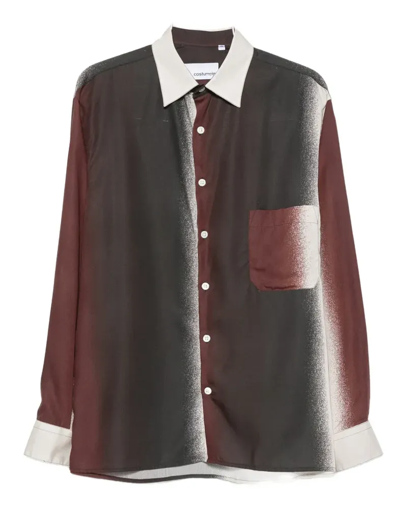 Costumein gradient-print long-sleeve shirt - Schwarz Schwarz