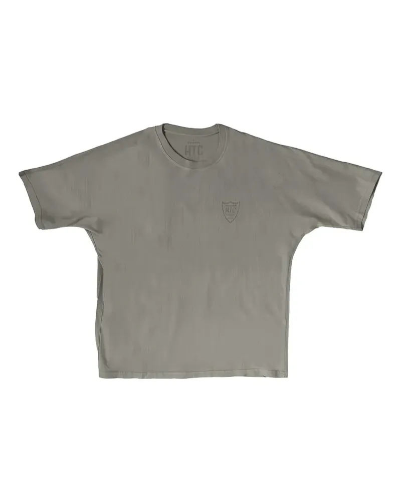 HTC Hollywood Trading Company T-Shirt mit Logo-Print - Grau Grau