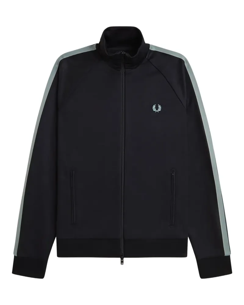 Fred Perry Sportjacke mit Raglanärmeln - Schwarz Schwarz