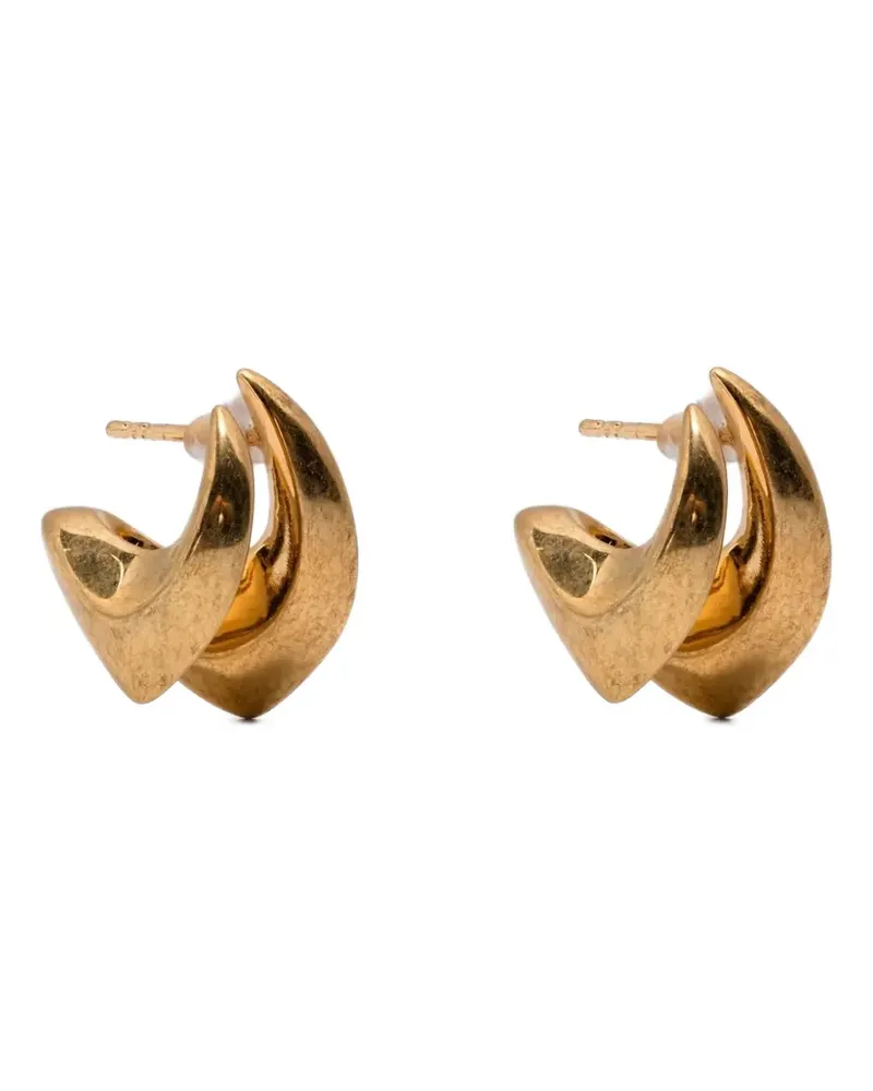 PANCONESI sculptural hoop earrings - Gold Gold