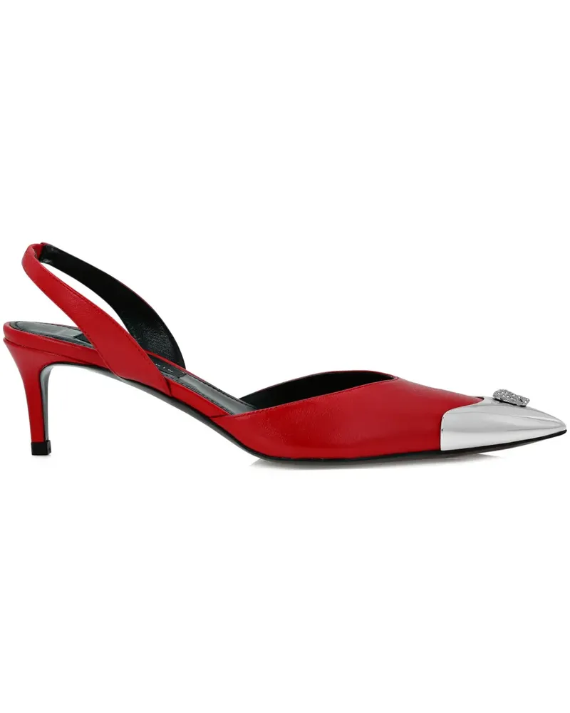 Philipp Plein Slingback-Pumps - Rot Rot