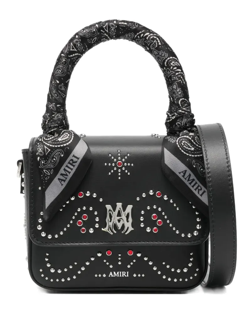 Amiri micro MA Stud tote bag - Schwarz Schwarz