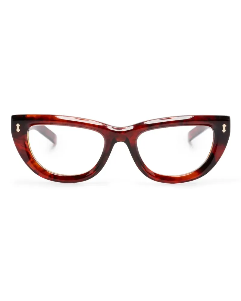 Gucci Brille im Cat-Eye-Design - Rot Rot