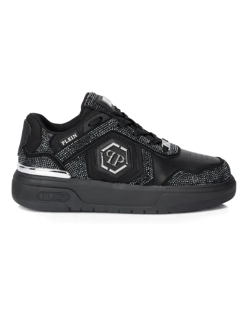 Philipp Plein SK8R Sneakers mit Strass - Schwarz Schwarz