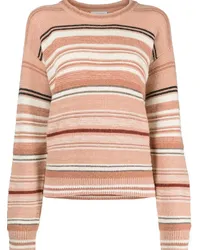 See by Chloé Gestreifter Pullover Rosa