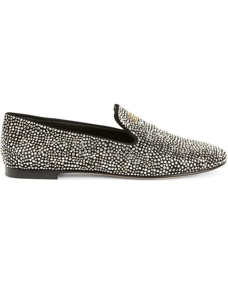 Giuseppe Zanotti Sparkling May Loafer - Schwarz Schwarz