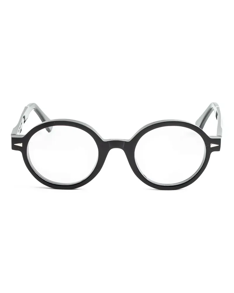 AHLEM Brille mit rundem Gestell - Schwarz Schwarz