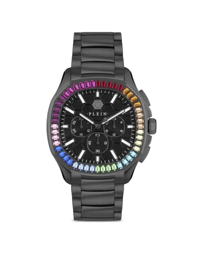 Philipp Plein Spectre Chrono 44mm - Schwarz Schwarz