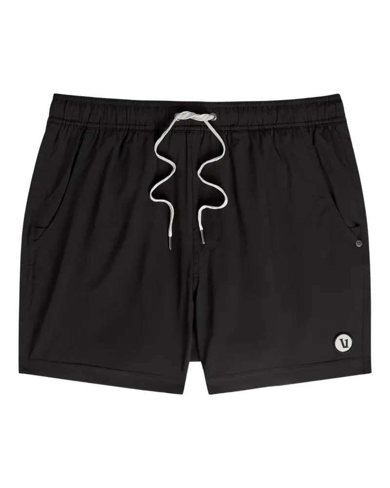 vuori Kore logo-patch track shorts - Schwarz Schwarz