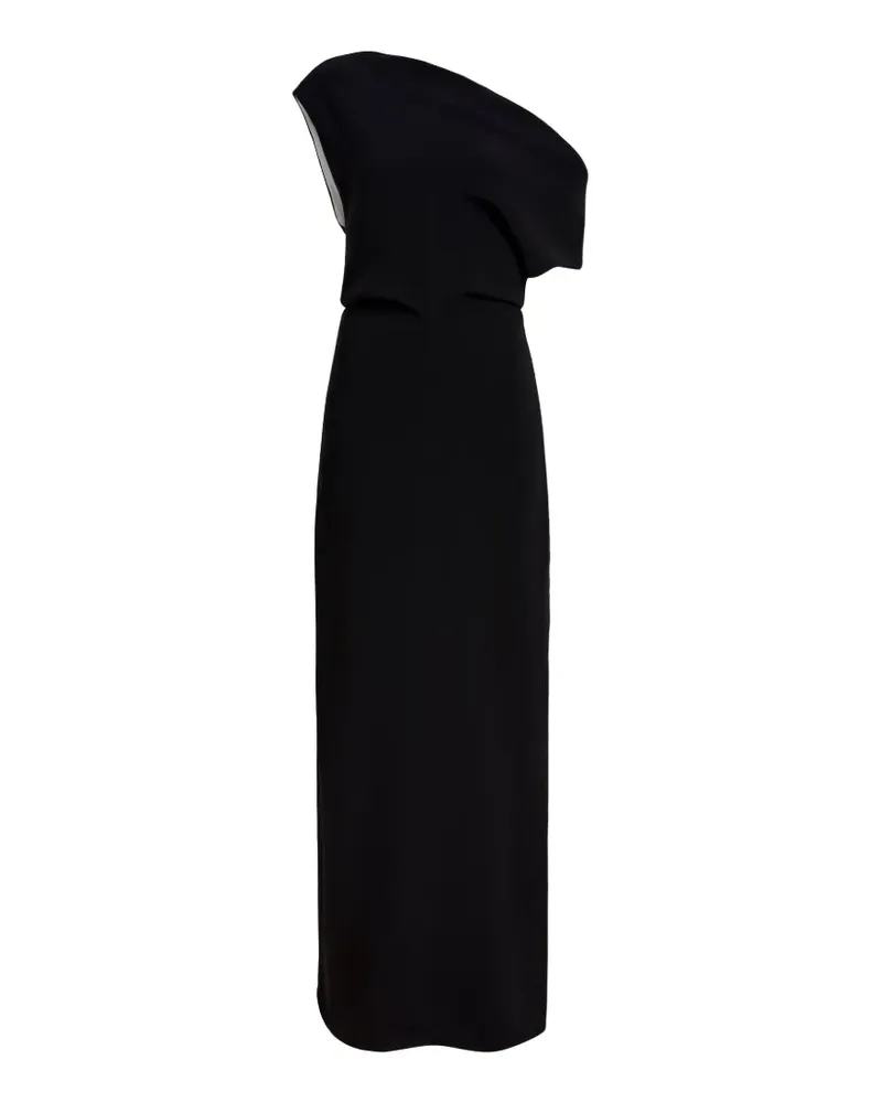 Proenza Schouler Asymmetrisches Rosina Maxikleid - Schwarz Schwarz