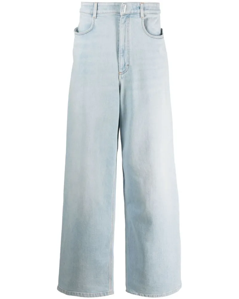 Givenchy Baggy-Jeans mit weitem Bein Blau