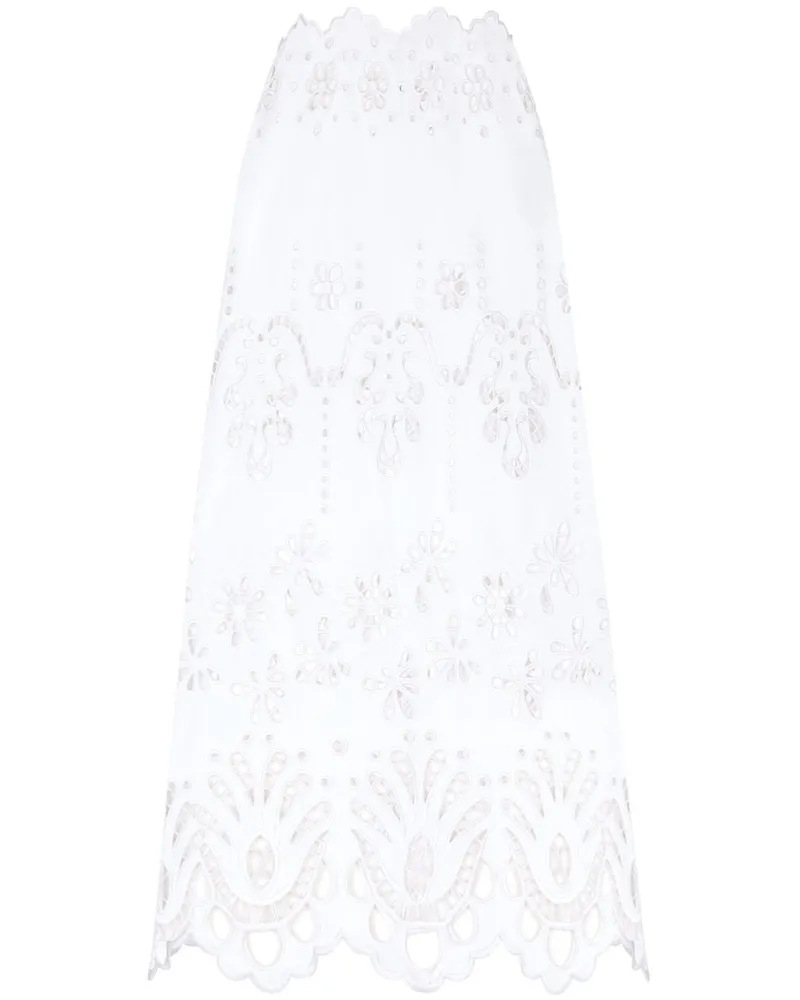 Dolce & Gabbana Rock mit Cut-Out - Weiß Weiß