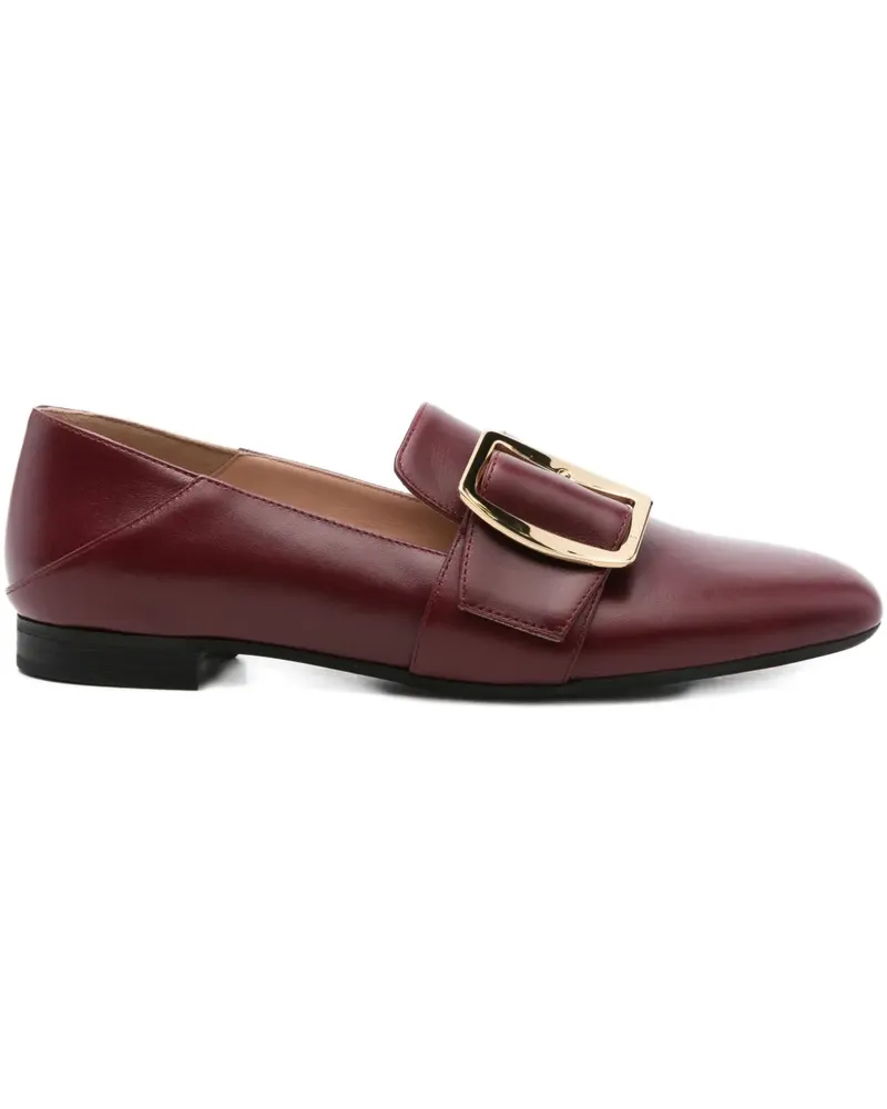 Bally Loafer mit Schnallendetail - Rot Rot
