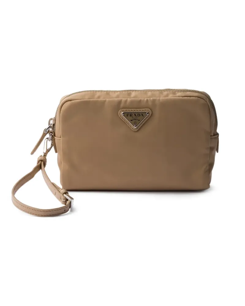 Prada Kleine Tasche aus Re-Nylon - Nude Nude