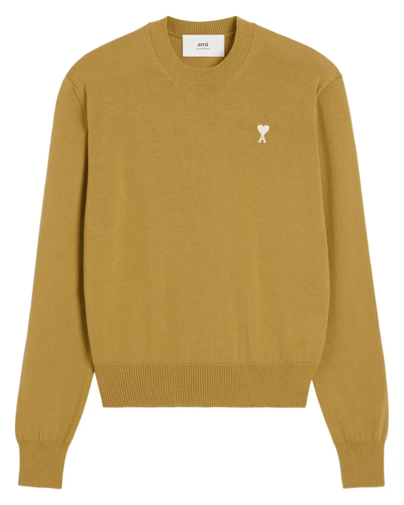 AMI Paris Ami de Coeur Pullover - Gelb Gelb