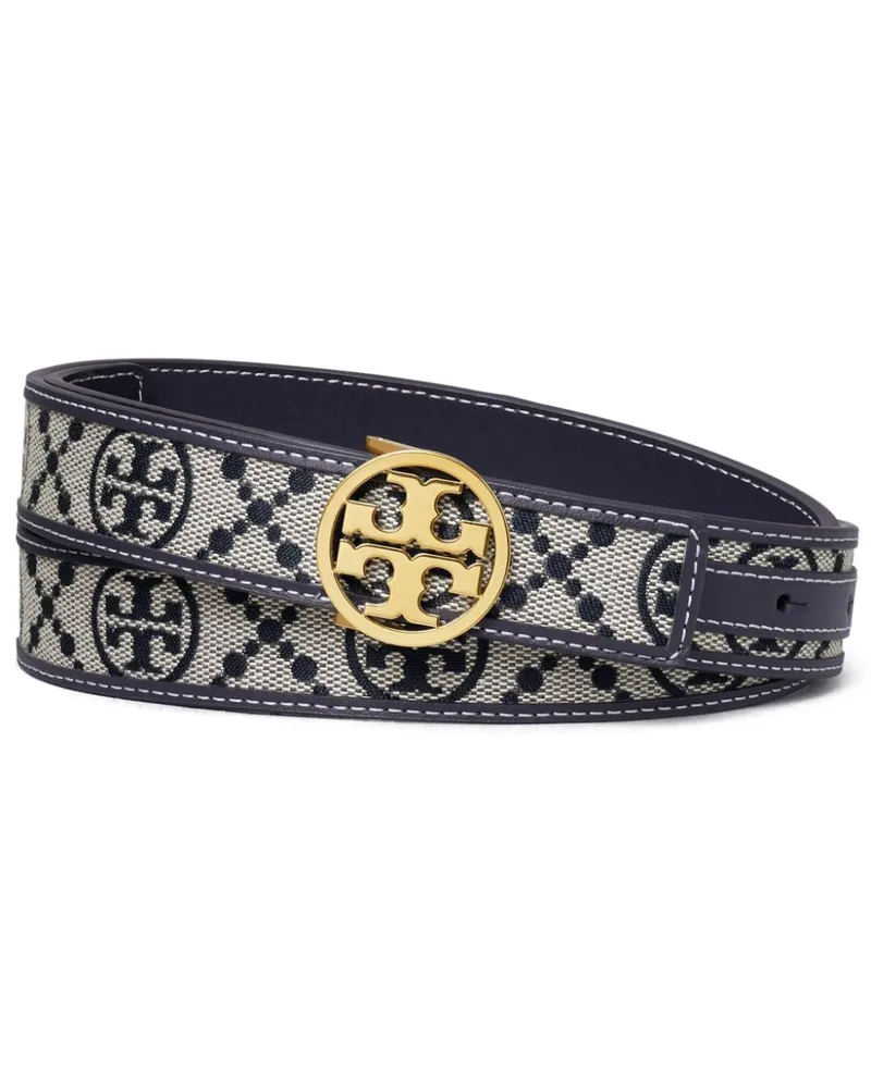 Tory Burch Miller Gürtel mit Monogramm Blau