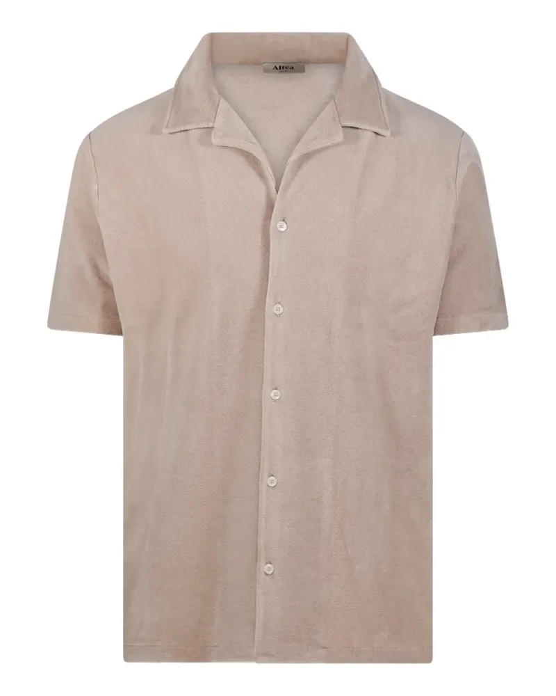 Altea short-sleeve camp-collar shirt - Nude Nude