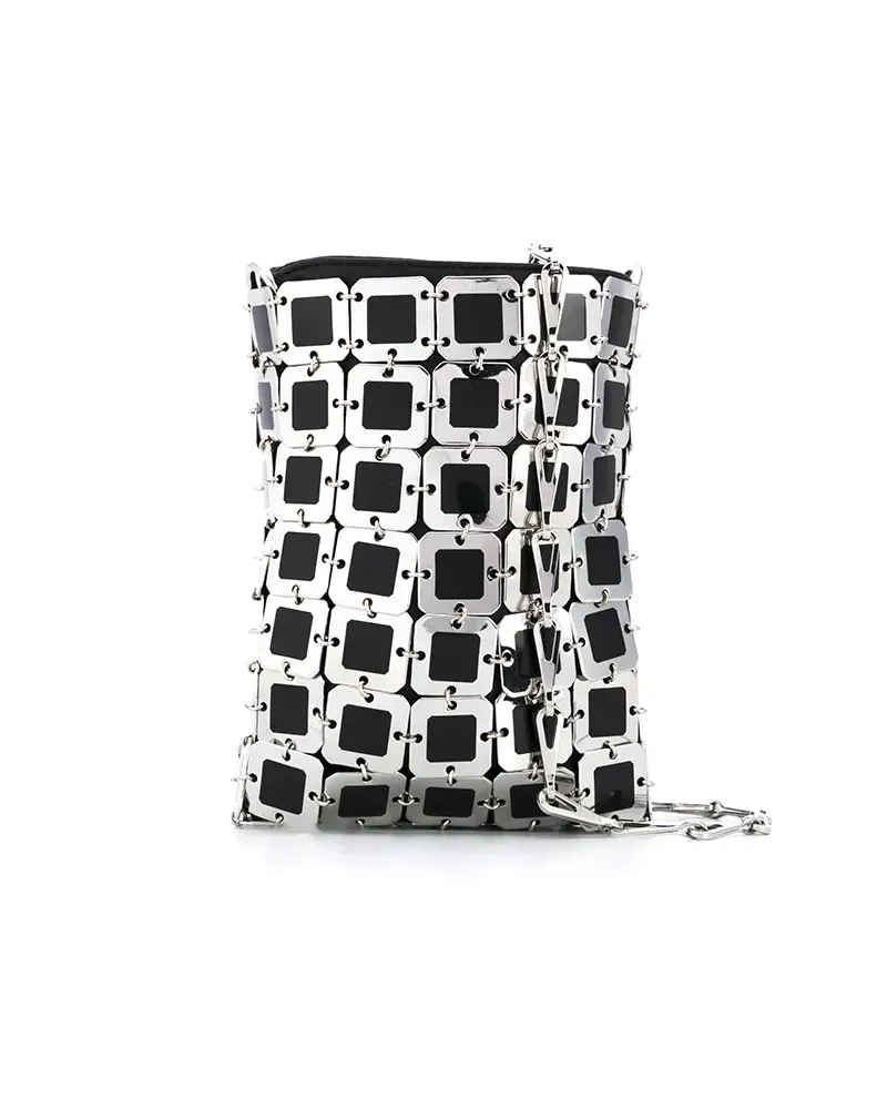 Paco Rabanne Bolso' Mini-Tasche - Silber Silber