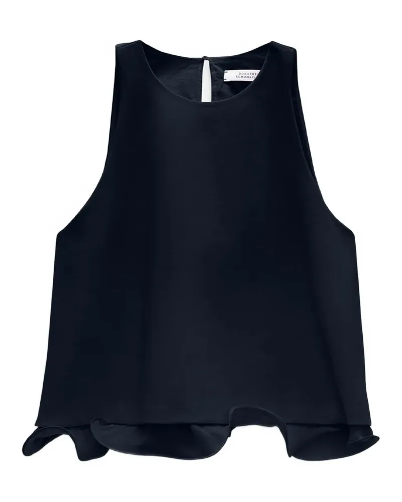 Dorothee Schumacher Emotional Essence ruffled top - Blau Blau