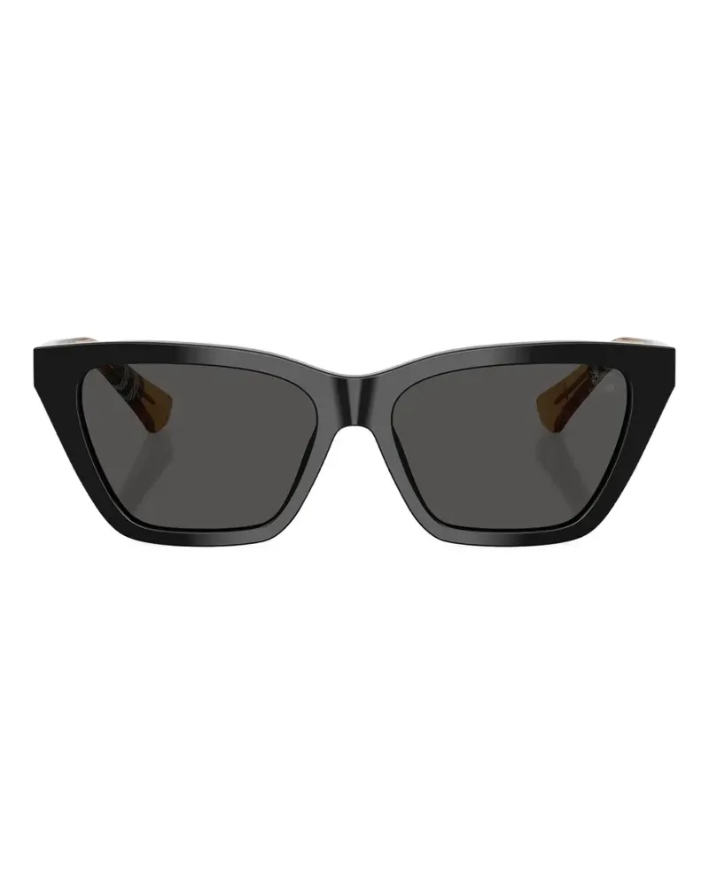 Burberry Sonnenbrille mit Cat-Eye-Gestell - Schwarz Schwarz