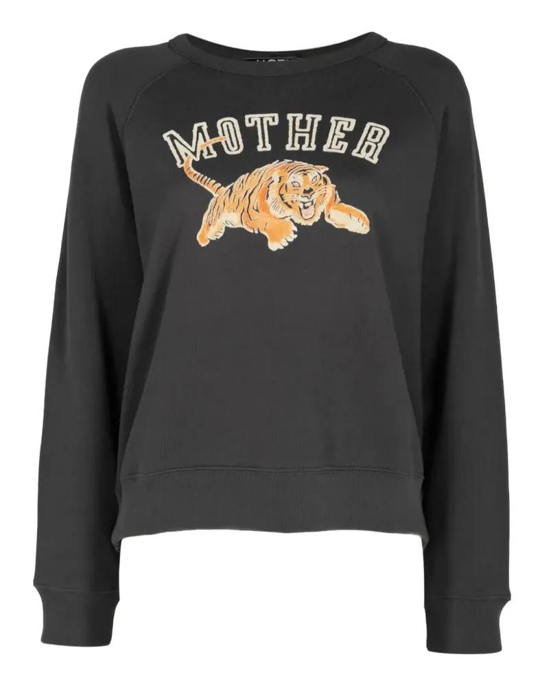 Mother The Concert Pullover mit Tiger-Print - Grau Grau