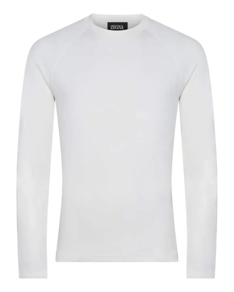 Ermenegildo Zegna raglan-sleeves T-shirt - Weiß Weiß