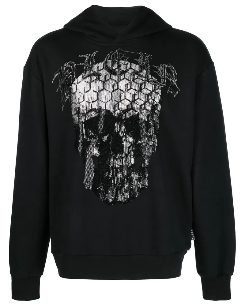 Philipp Plein Hoodie mit grafischem Print - Schwarz Schwarz