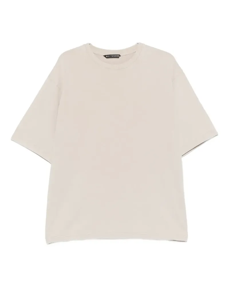 PLAN C round-neck T-shirt - Nude Nude